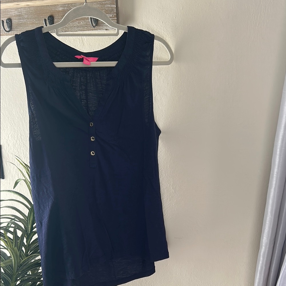 Lilly Pulitzer Sleeveless Buttoned Tank Top Bundle